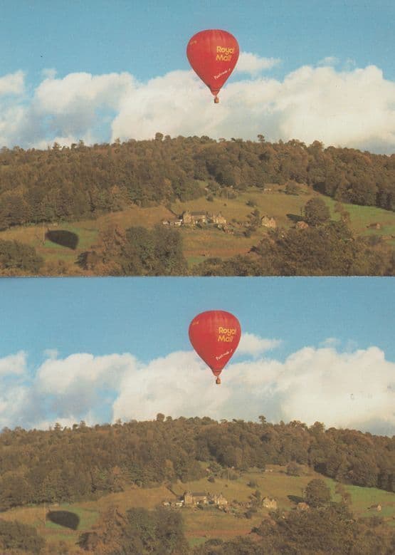Royal Mail Flight Hot Air Balloon First Day Cover Mint 2x Postcard