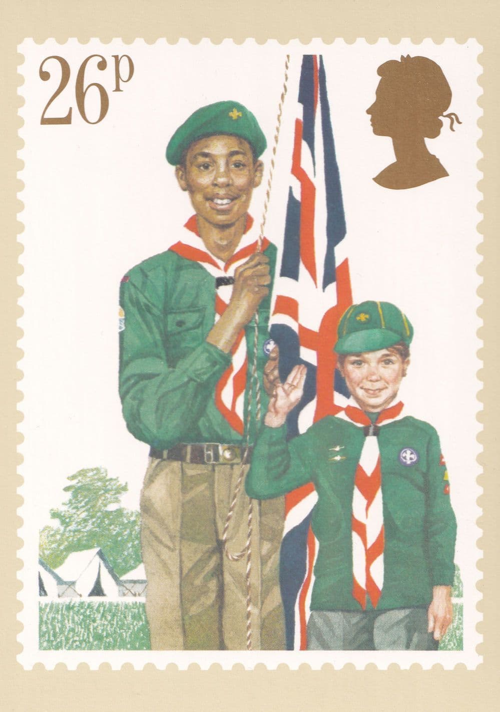 Royal Mail Scouts & Cubs Scouting Limited Edition Postcard