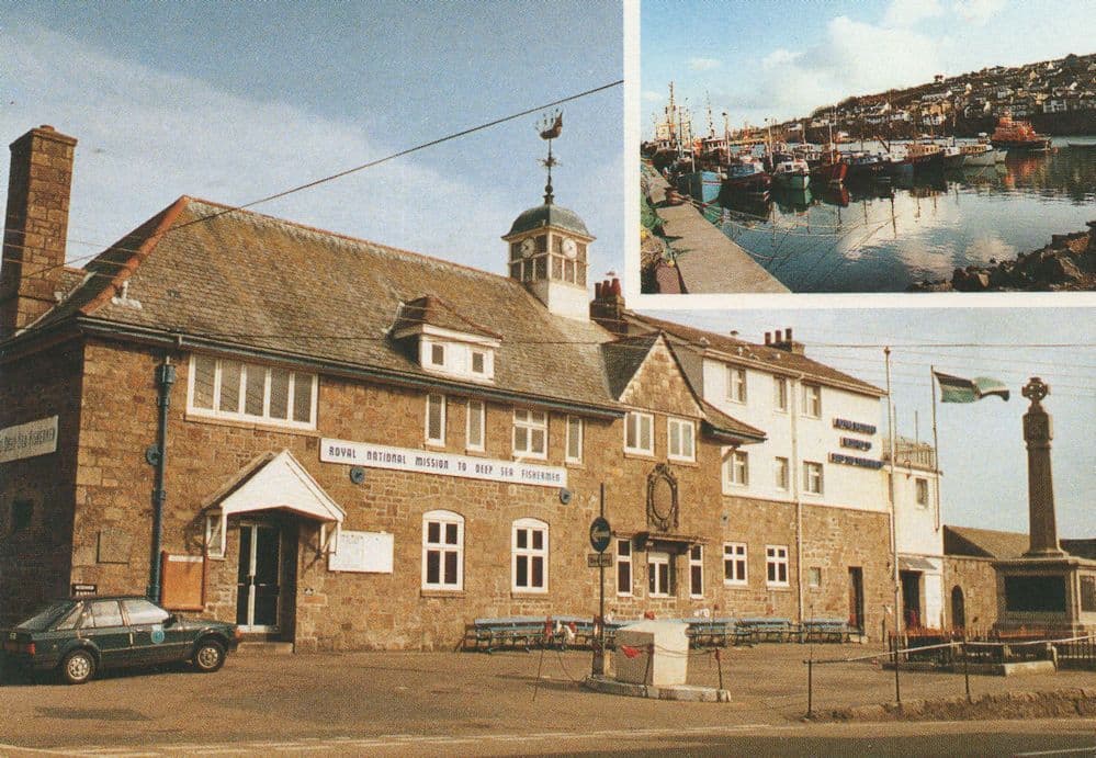Royal National Mission To Deep Sea Fishermen Cornwall Postcard