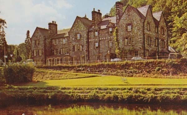 Royal Oak Hotel Betws-Y-Coed Betws Y Coed Wales Welsh Postcard