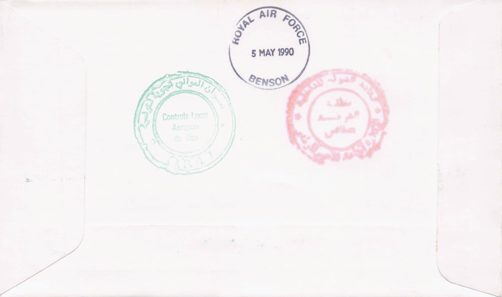 Royal Visit To Tunisia Plane Flown Flight Commander Hand Signed FDC