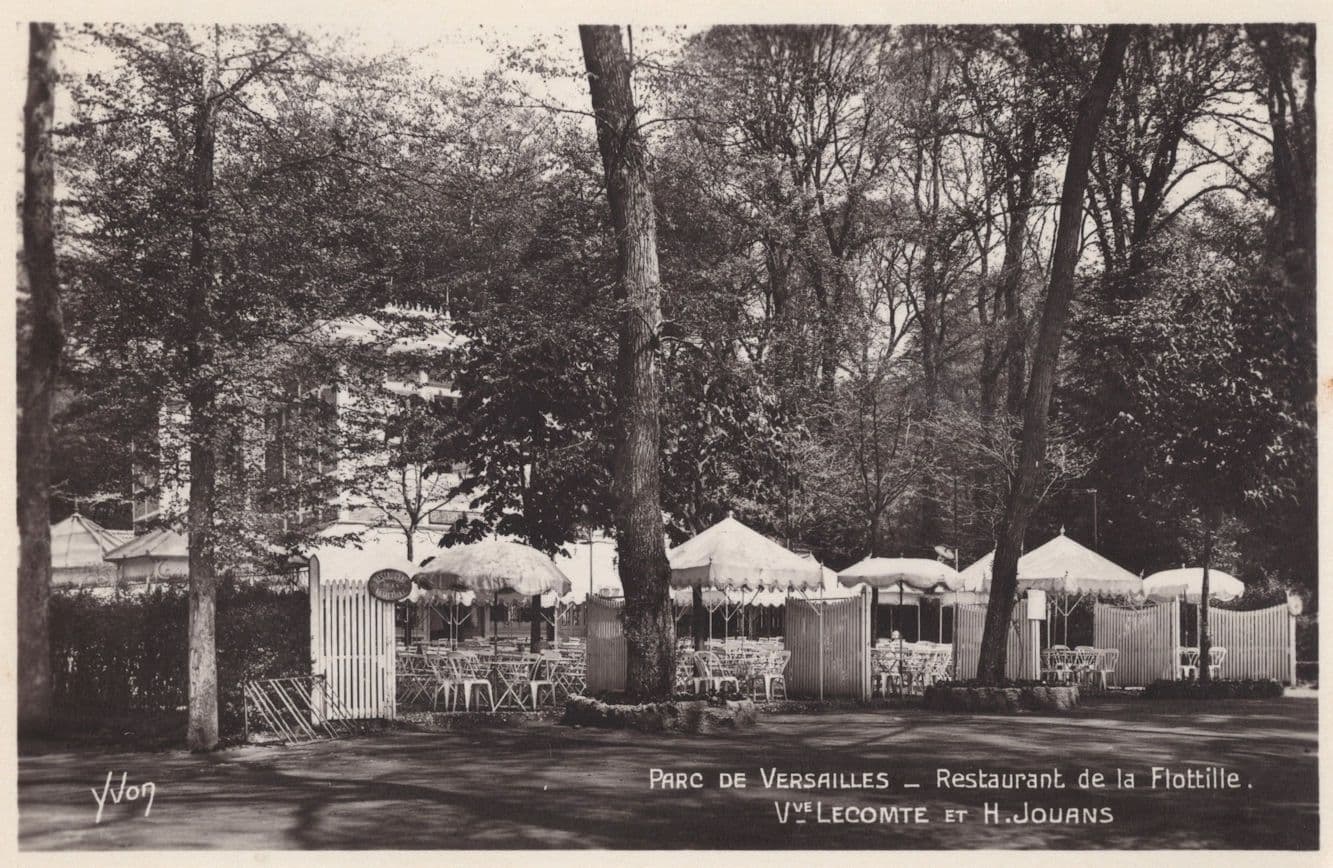 Rue De Versailles Rue De Versailles Restaurant Flotille Old French Postcard