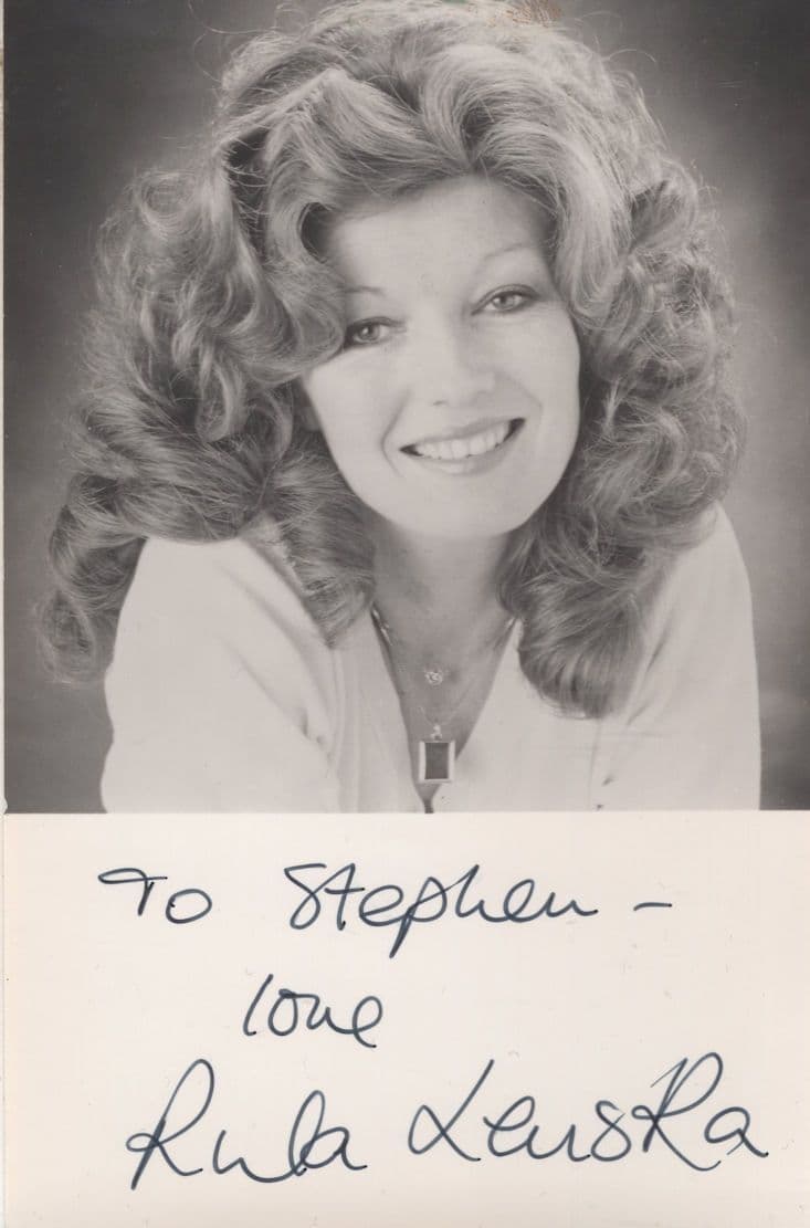 Rula Lenska Rock Follies Vintage Hand Signed Photo