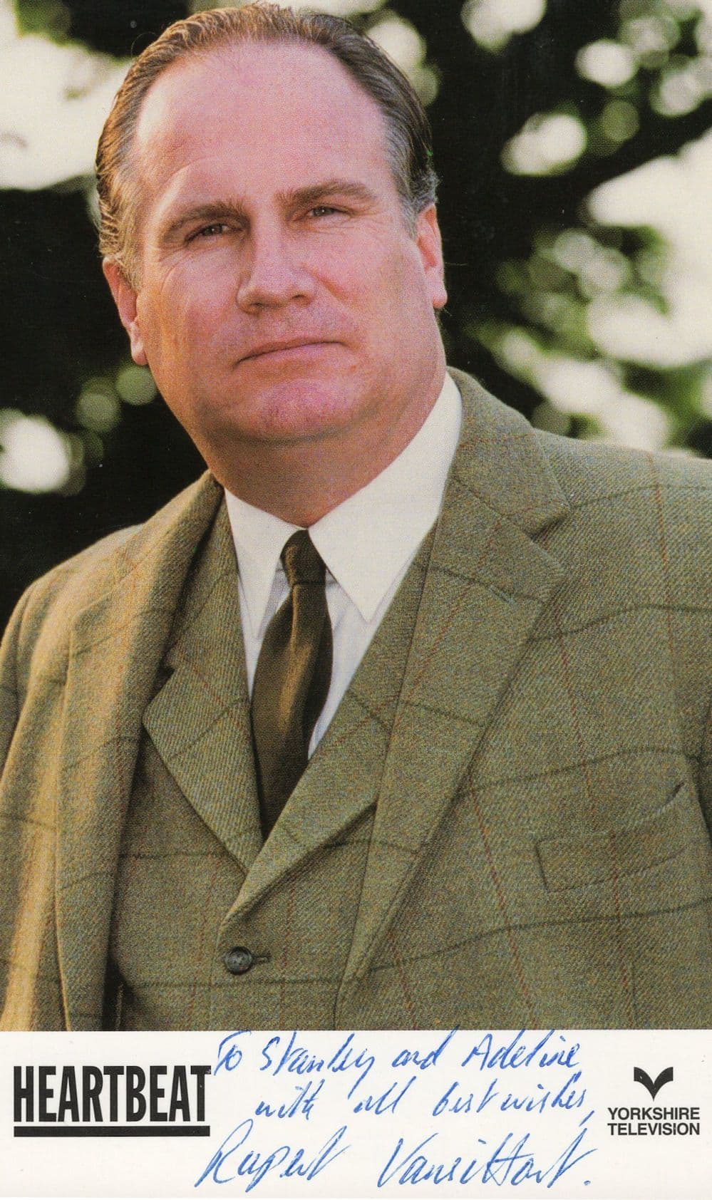 Rupert Vansittart Heartbeat Hand Signed Cast Card Photo