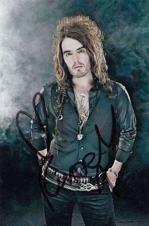 Russell Brand Hand Signed Photo
