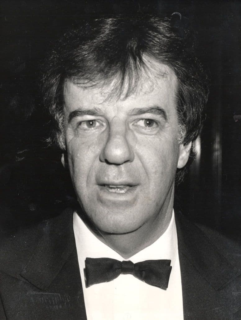 Russell Harty BBC TV Show Chat Show Host 1988 London Press Photo