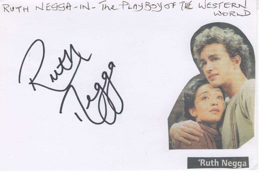 Ruth Negga Preacher Hand Signed Card