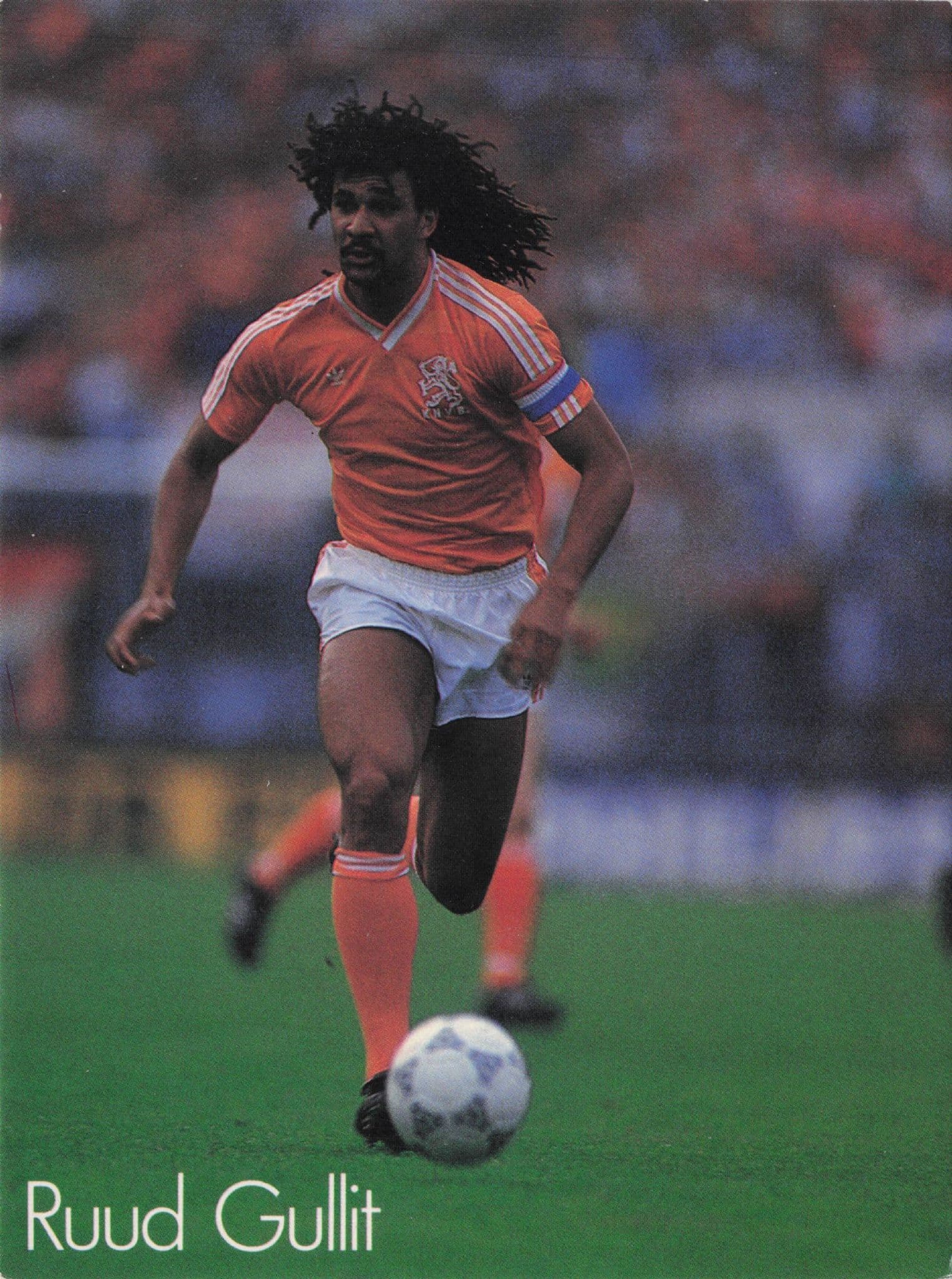 Ruud Gullit Holland International Football Player Postcard