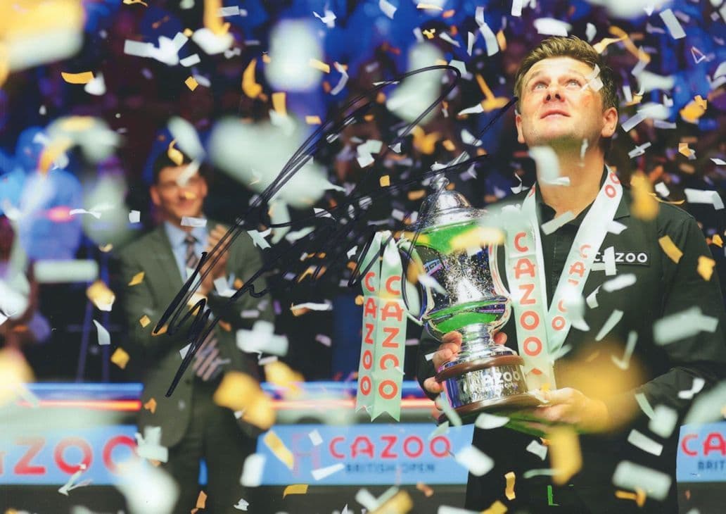 Ryan Day Cazoo British Open Snooker 12x8 Hand Signed Photo