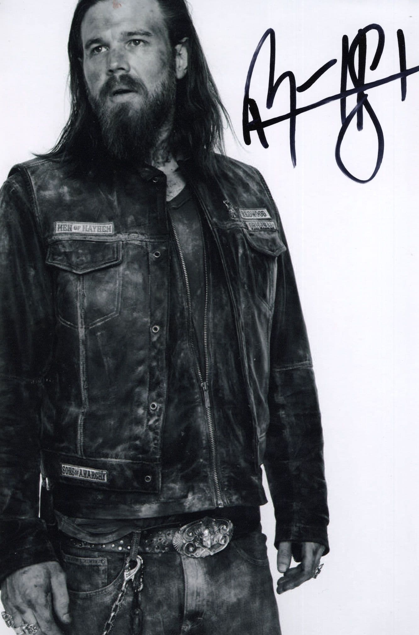 Ryan Hurst Sons Of Anarchy GIANT 12x8 Hand Signed Photo & MORE