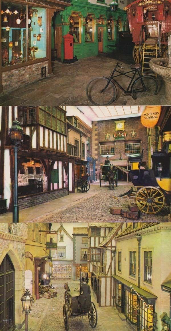 Saddler + Hotel Castle Museum York Yorkshire Rare 1970s 3x Mint Postcard Bundle