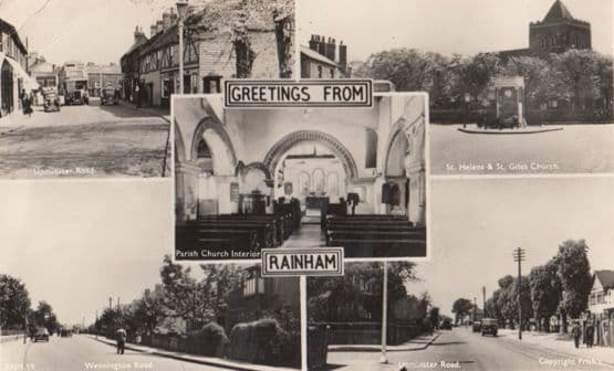 Saffron Walden Essex The Close Vintage Real Photo Postcard