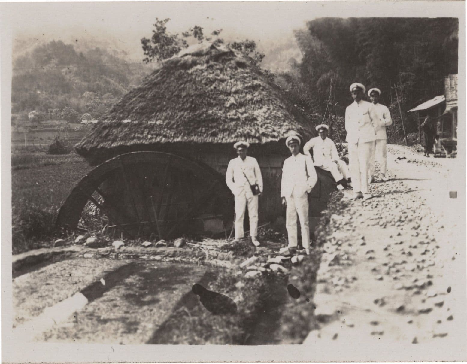 Sailor Navy Military Collection Road To Unzen Japan Old RPC Postcard