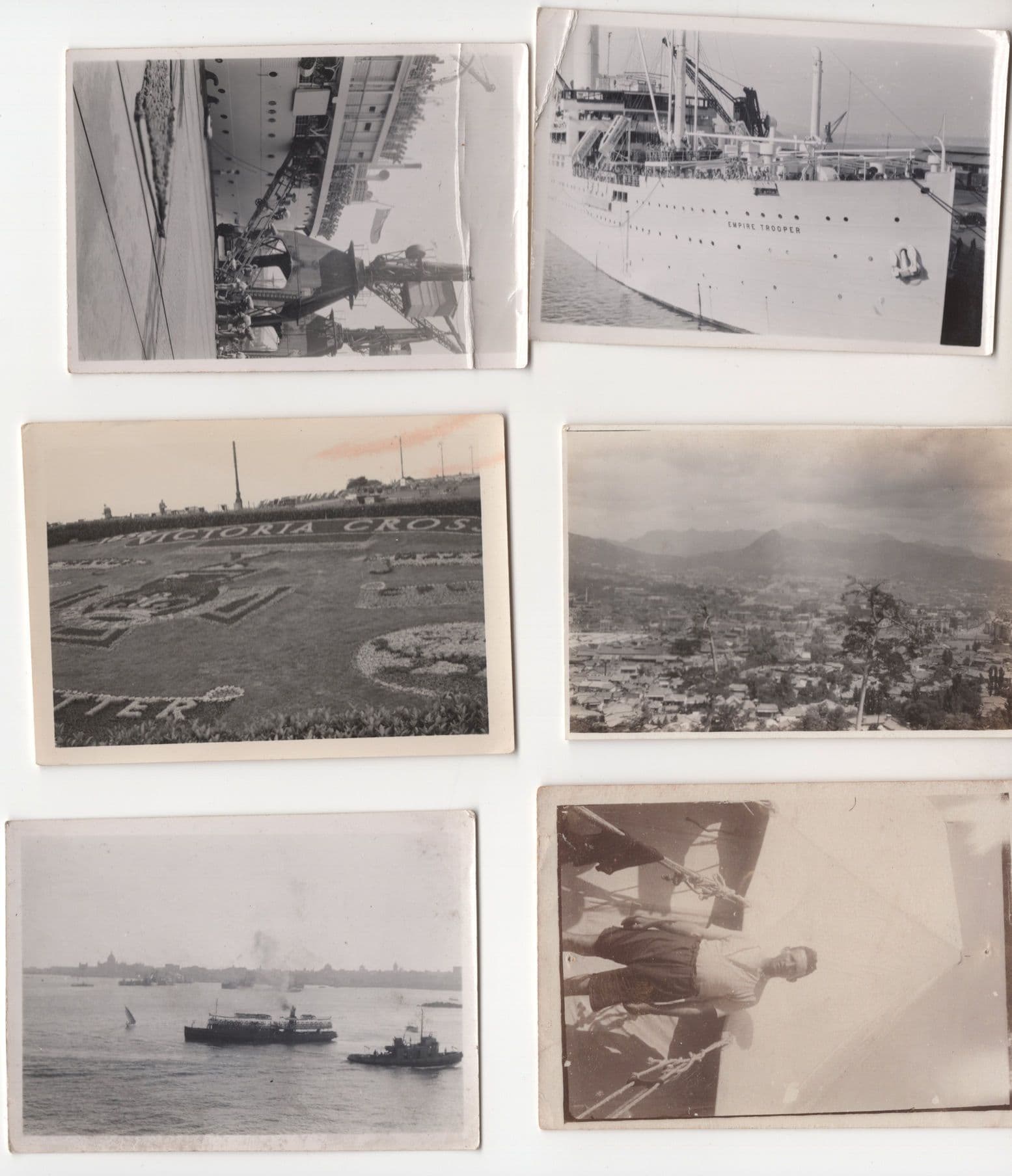 Sailor Playing Cricket in Japan 16x Small Old Japanese Photo s