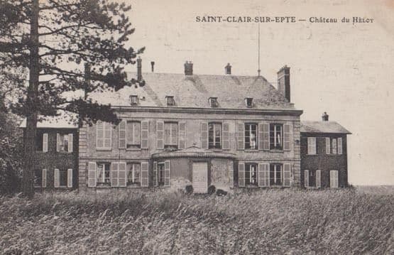 Saint Clair Sur Epte Chateau Du Heloy Antique Postcard