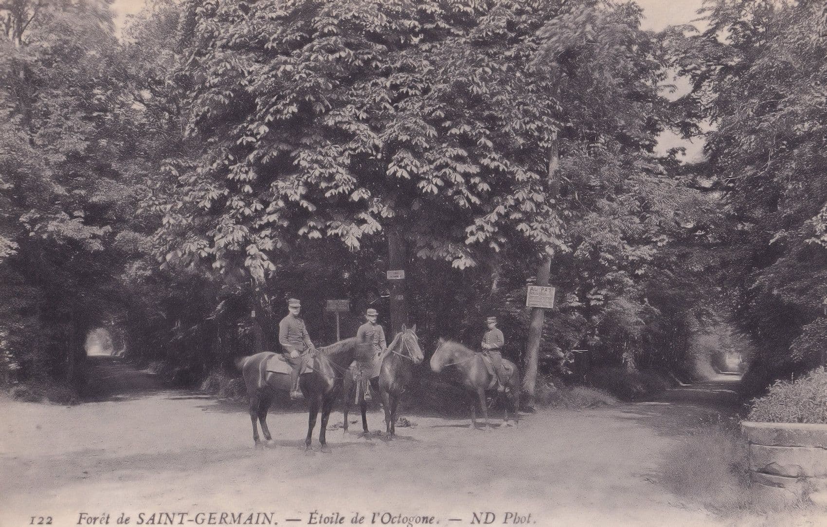 Saint Germain Etoile De L'Octagone Rare Postcard