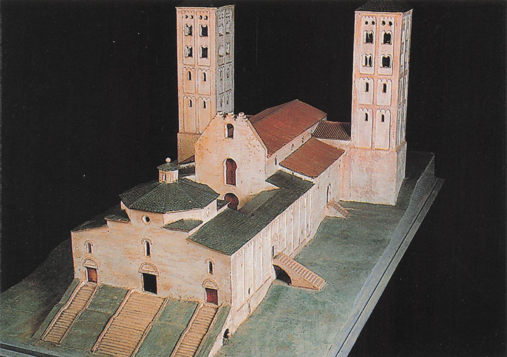 Saint Michel De Cuixa Roman Church Abbey French Model Postcard