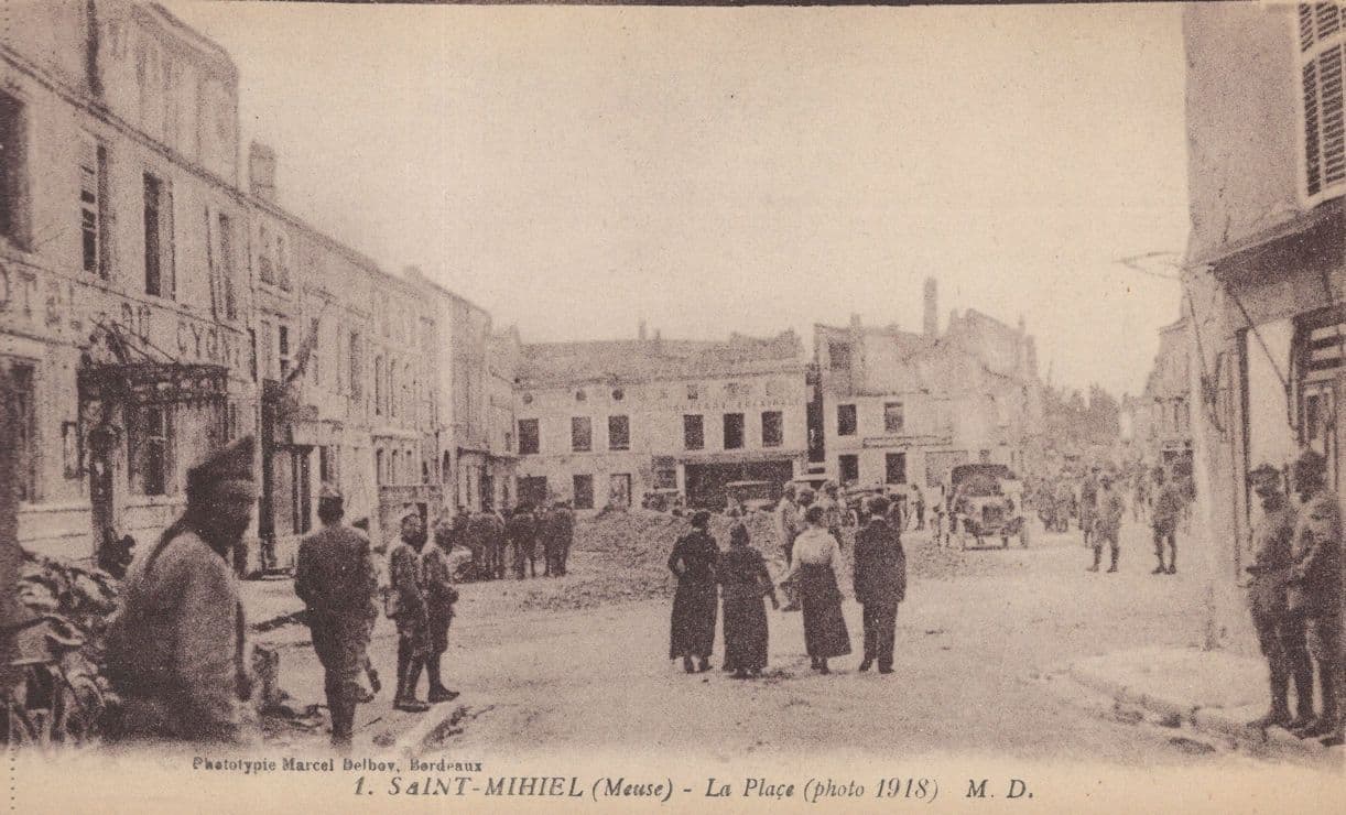 Saint Mihiel 24x WW1 War French Antique Postcard Book