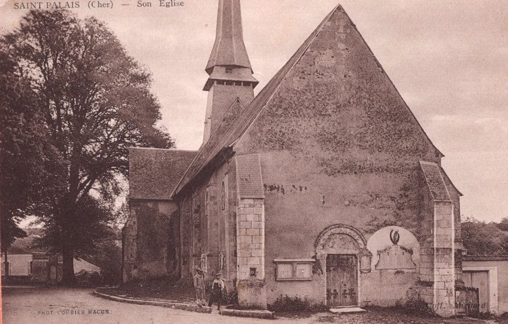 Saint Palais France French Son Eglise Antique Church Postcard