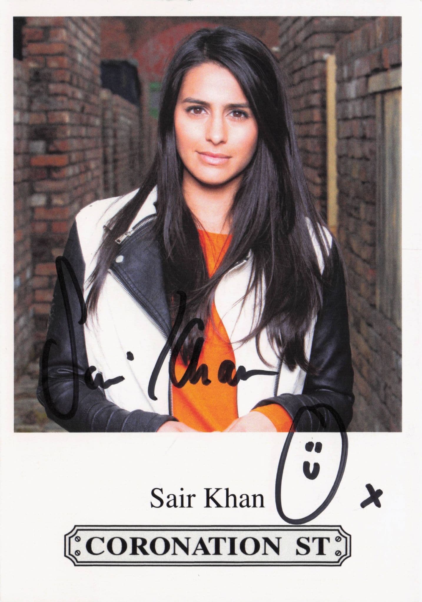 Sair Khan as Alya Nazir Coronation Street Hand Signed Cast Photo