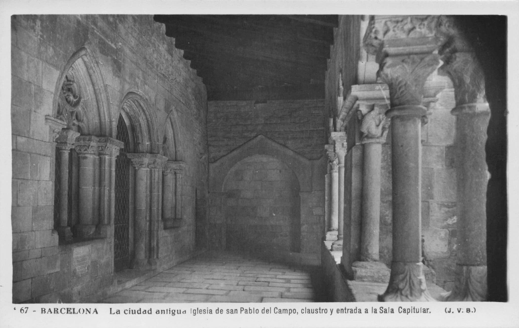 Sala Capitular Ciudad Antigua Iglesia De San Pablo Del Campo Spain Postcard