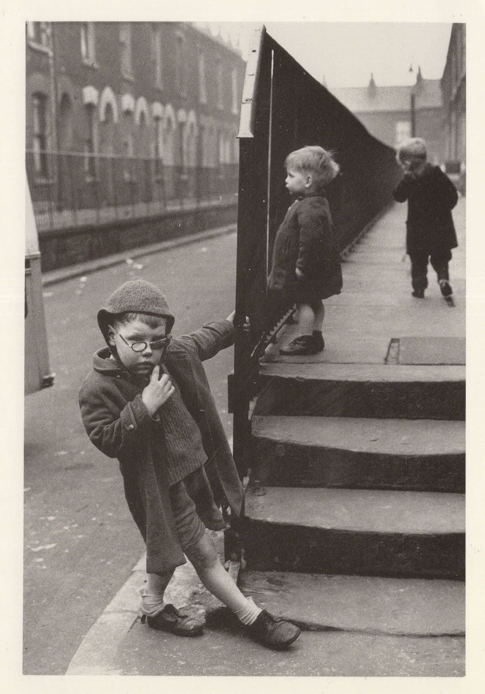 Salford in 1960s Manchester Wonky Spectacles Photo Postcard