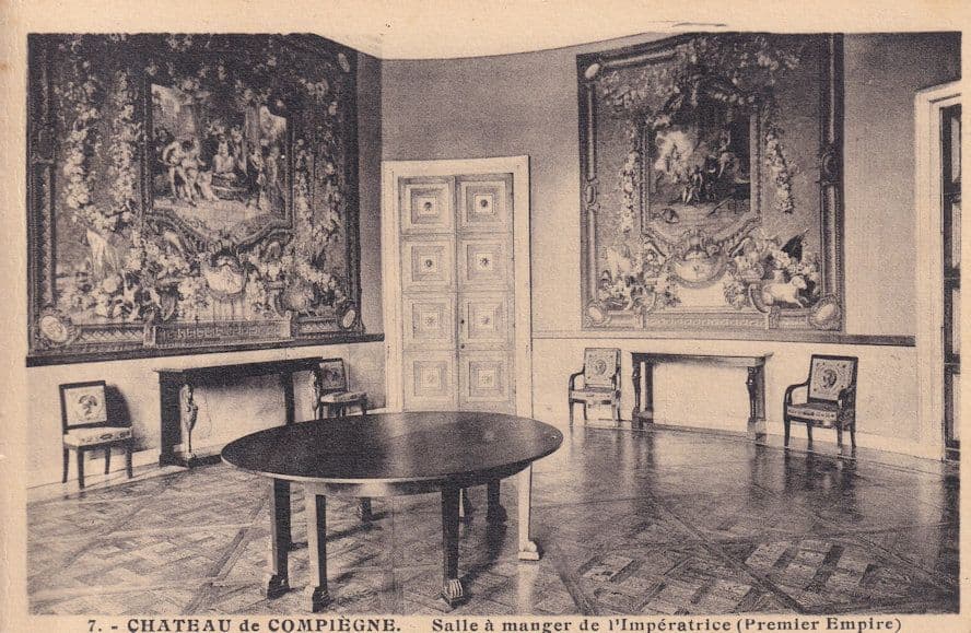 Salle A Manger De L'Imperatrice Chateau De Compiegne French Postcard