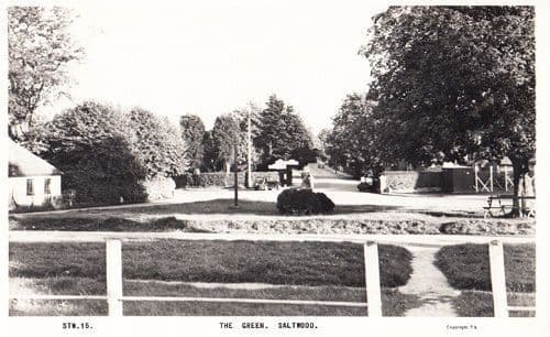 Saltwood Kent Green Vintage Real Photo Postcard