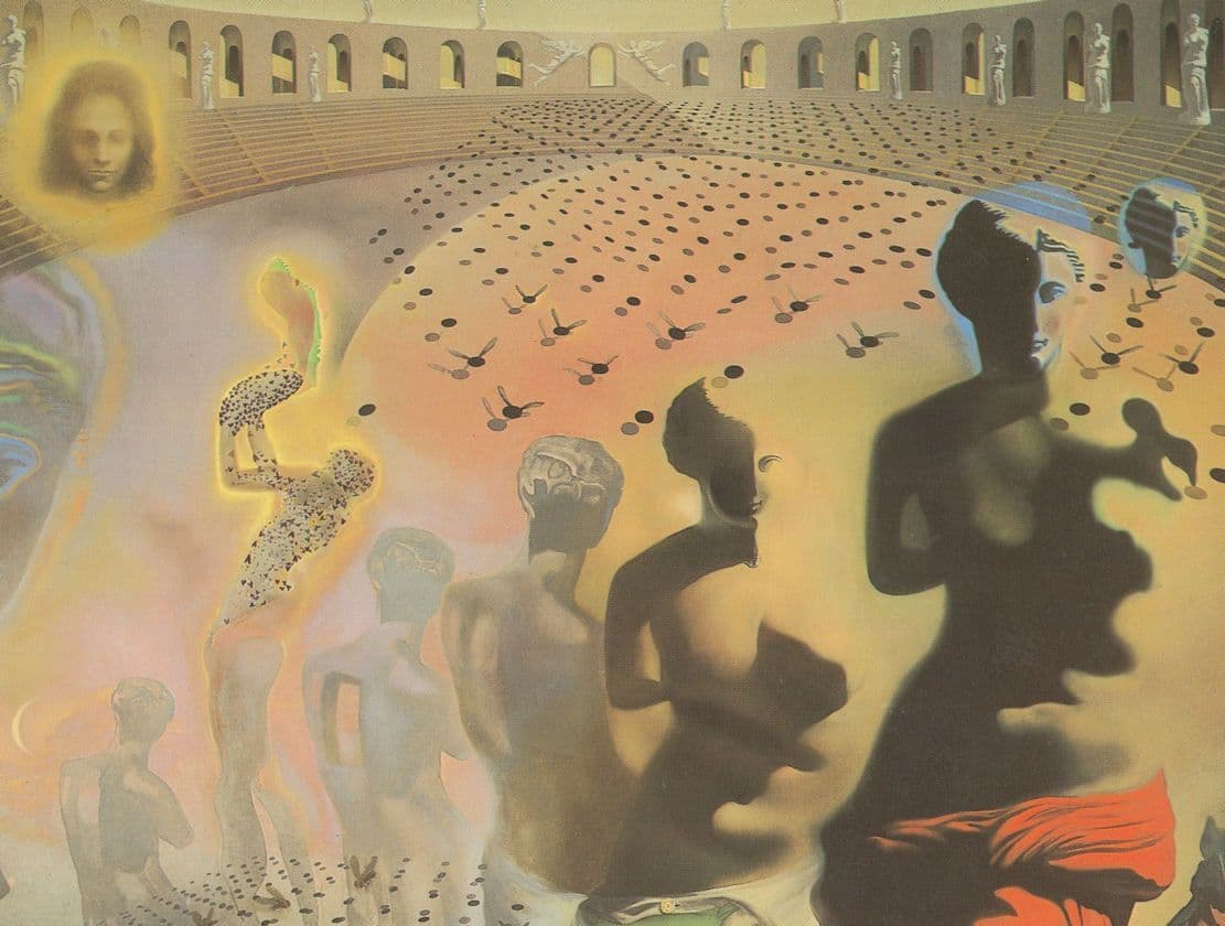 Salvador Dali The Hallucinogenic Toreador Painting Postcard