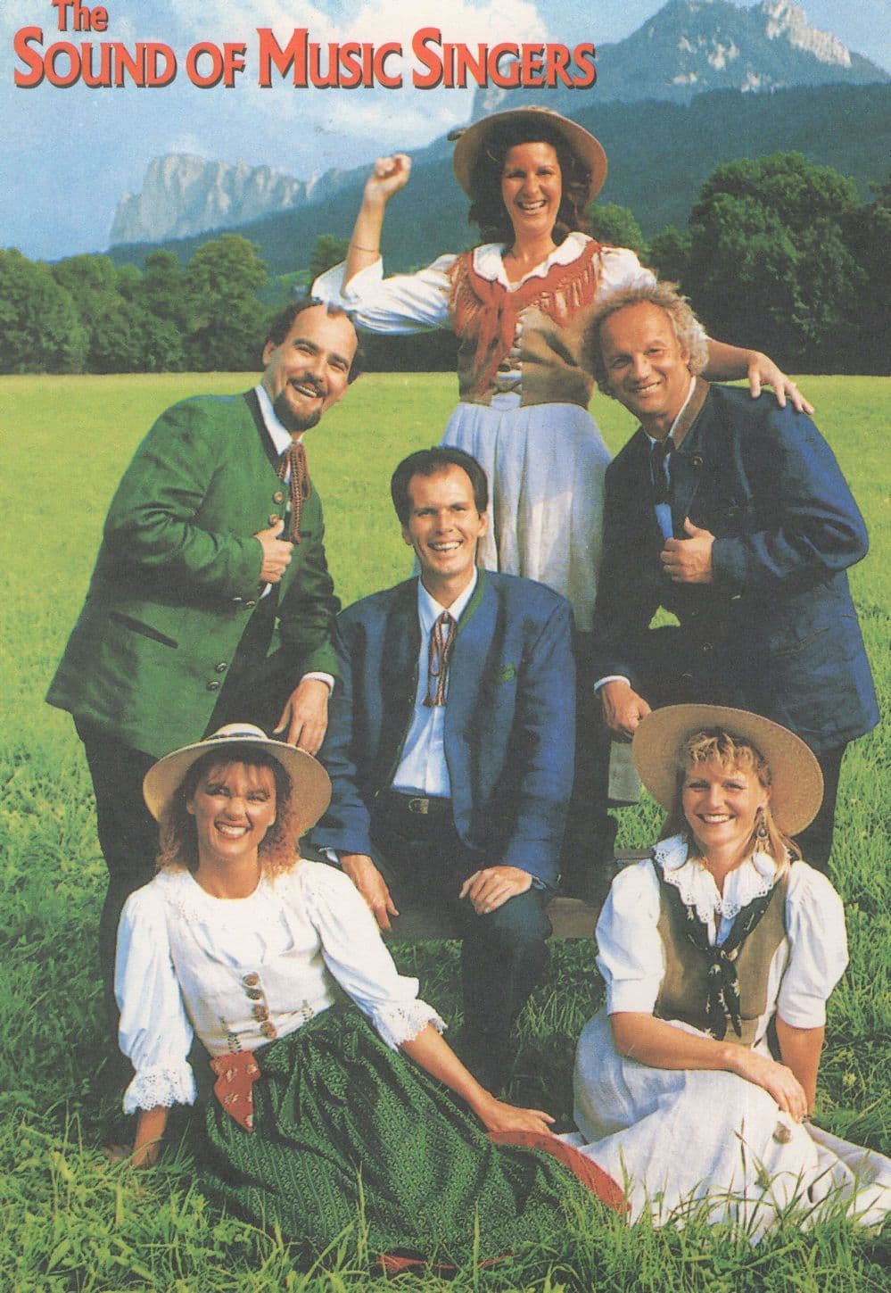 Salzburg The Sound Of Music Austrian Singers Advertising Postcard