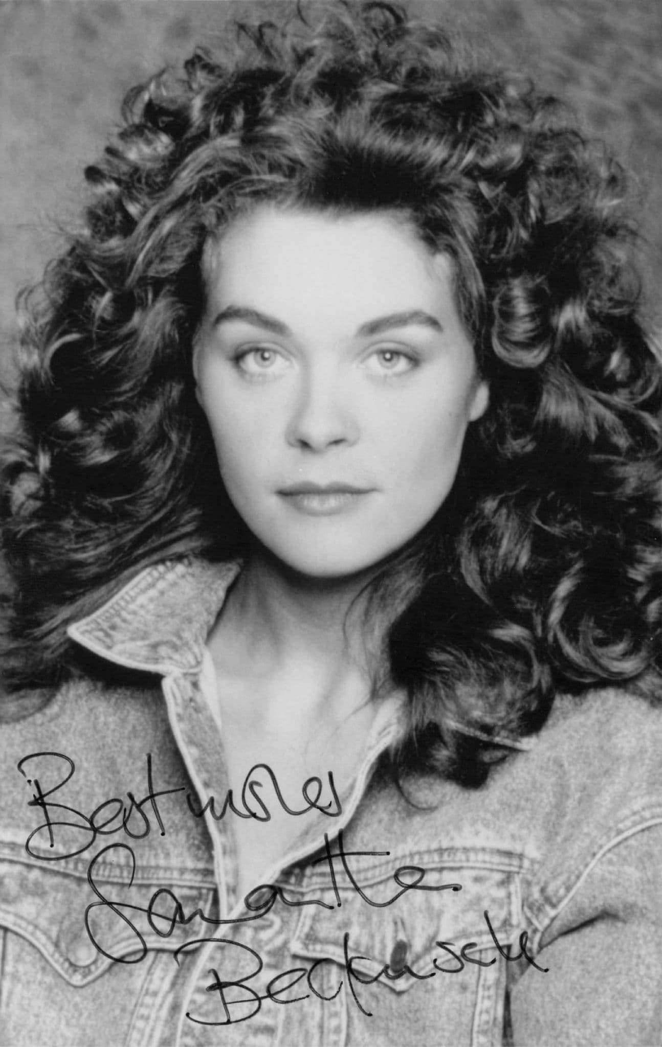 Samantha Beckinsale London's Burning Vintage Hand Signed Photo