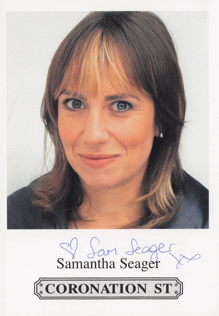 Samantha Seager Coronation Street Hand Signed Photo & MORE !