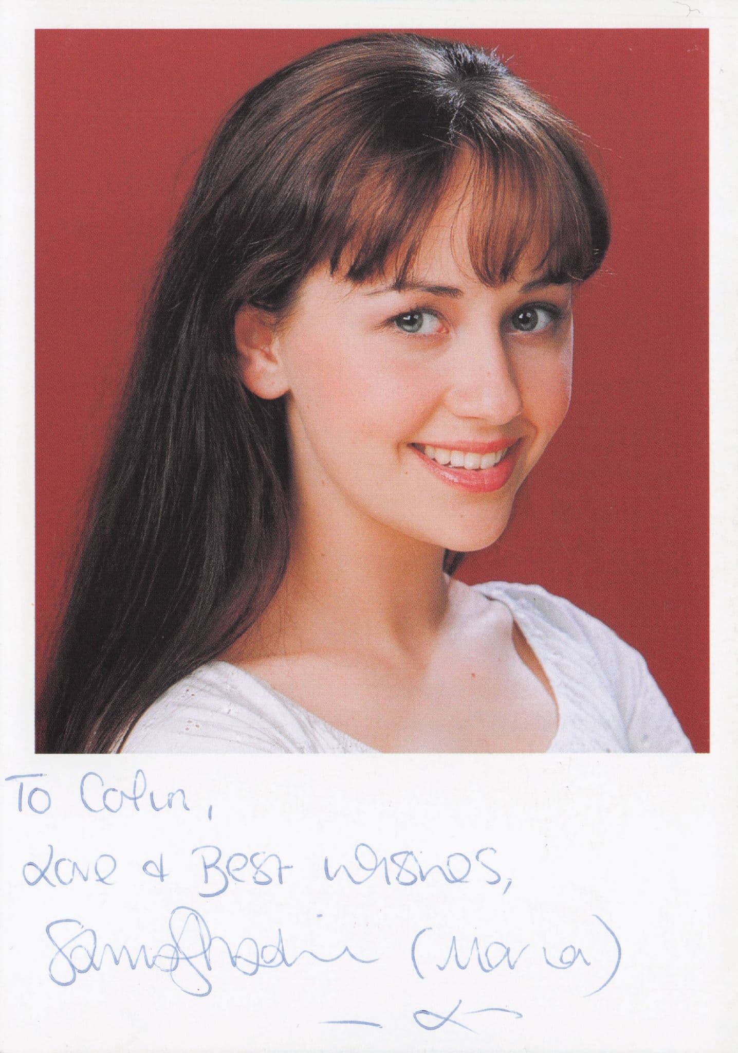 Samia Ghadia ITV Coronation Street Hand Signed Cast Card Photo