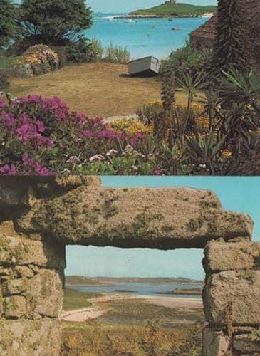 Samson Ruined Cottage Isle Of Scilly Tresco 2x Postcard s