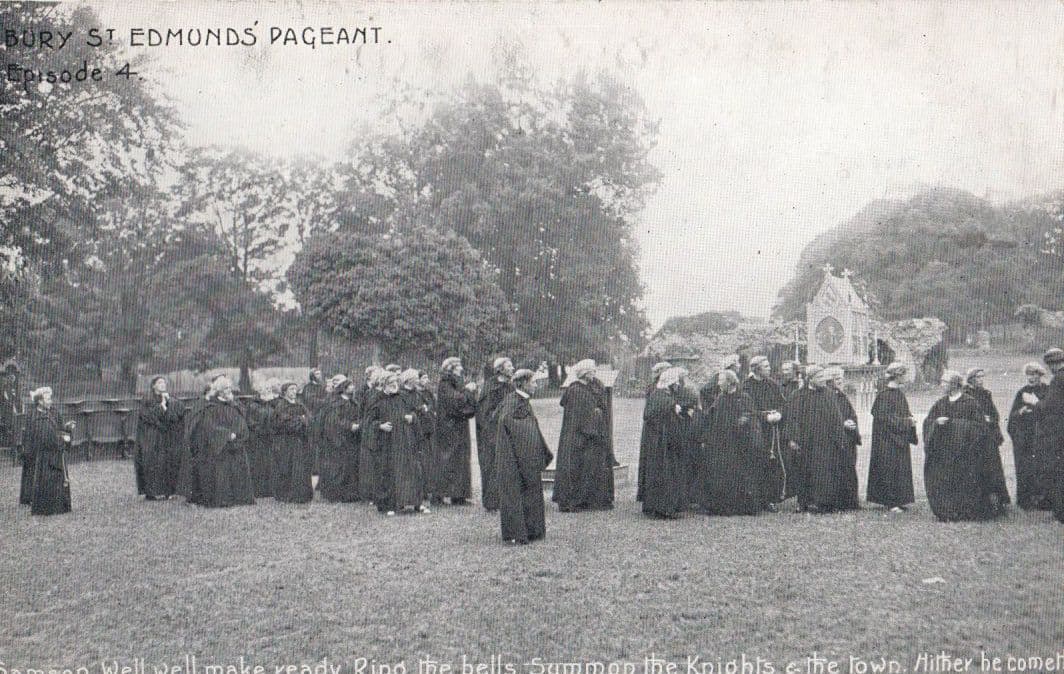 Samson Summon The Knights Bury St Edmunds Pageant Suffolk Postcard
