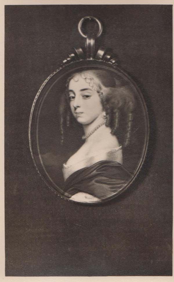 Samuel Cooper Lord Lucy Percy Antique Painting Postcard