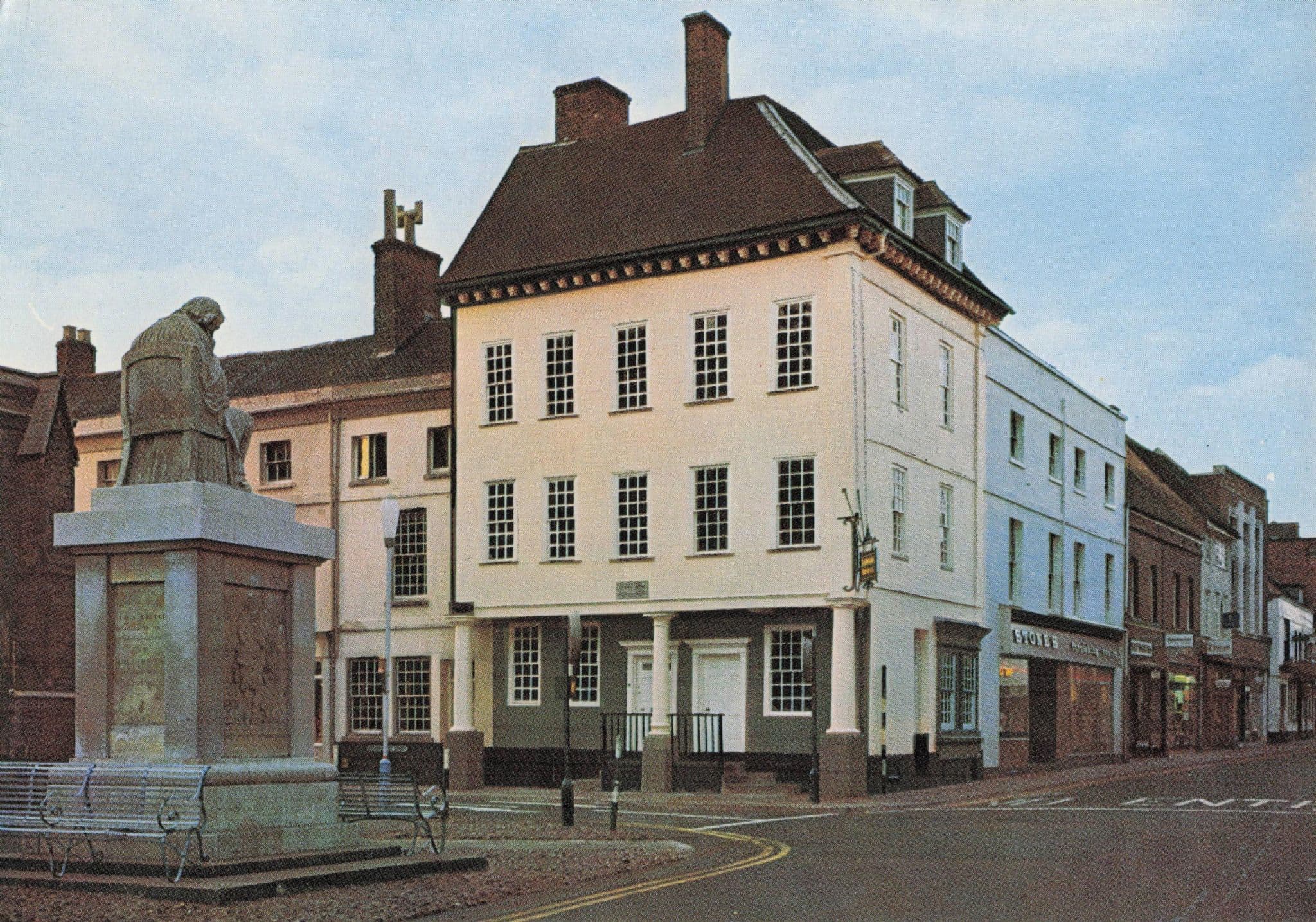 Samuel Johnson Book Author Birthplace Museum Lichfield Staffs Postcard