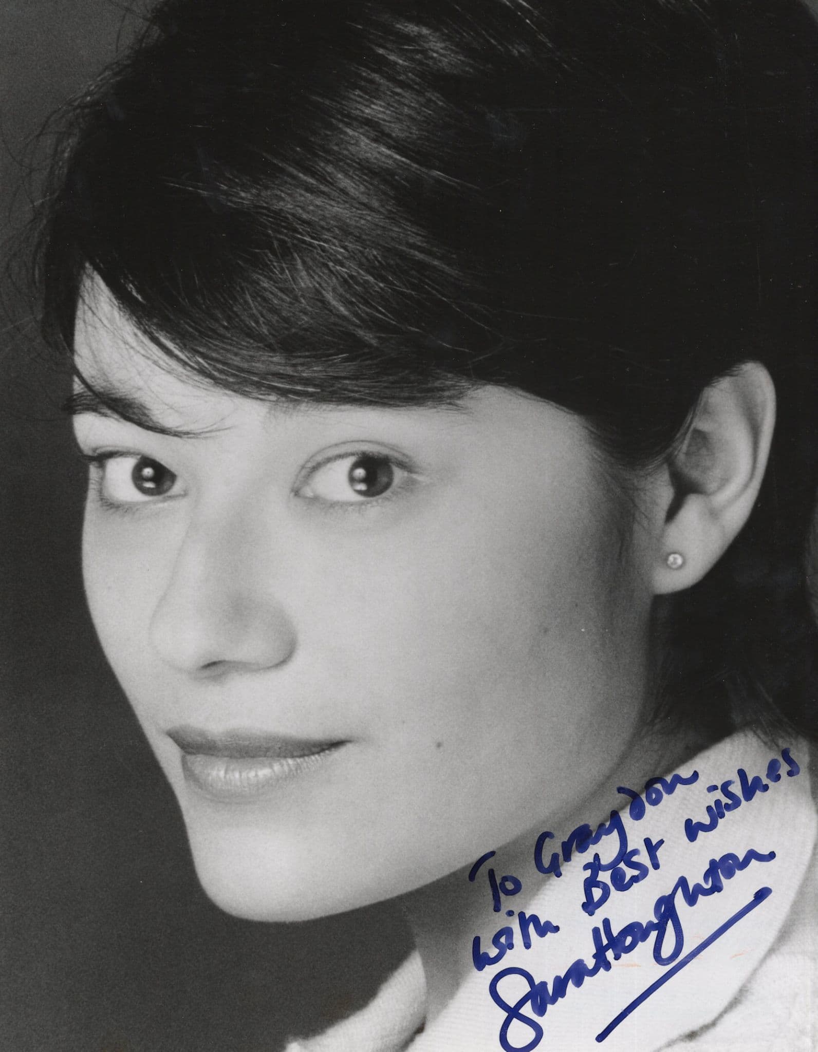 Sara Houghton Doom Dr Who The Omen BBC Trust 10x8 Hand Signed Photo