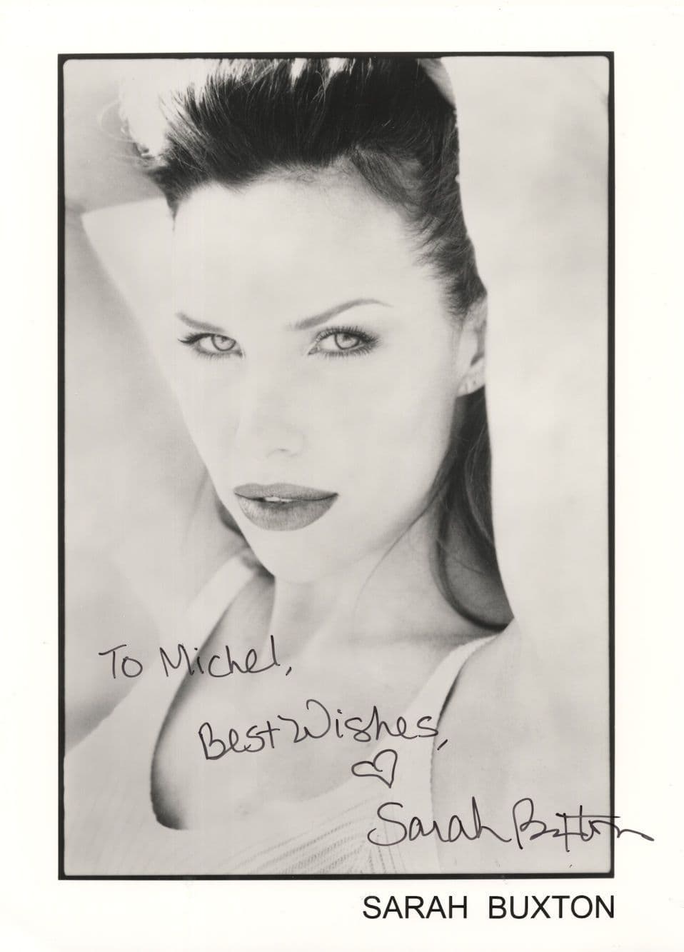 Sarah Buxton Sexy Country & Western Singer 10x8 Hand Signed Photo