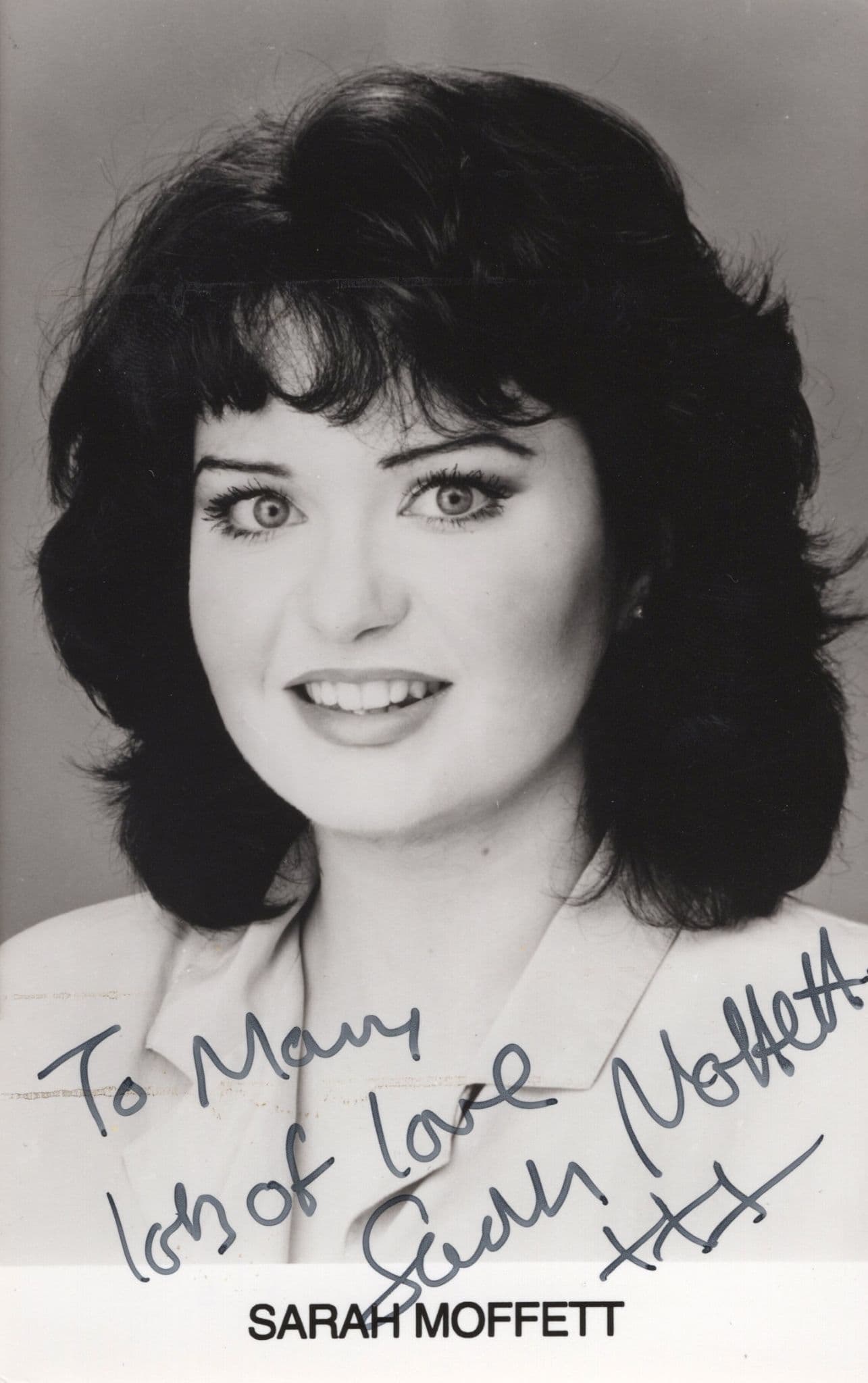Sarah Moffett 1960s Coronation Street Actress Hand Signed Photo