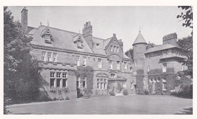 Savoy Park Hotel Ayr Antique Scottish Postcard
