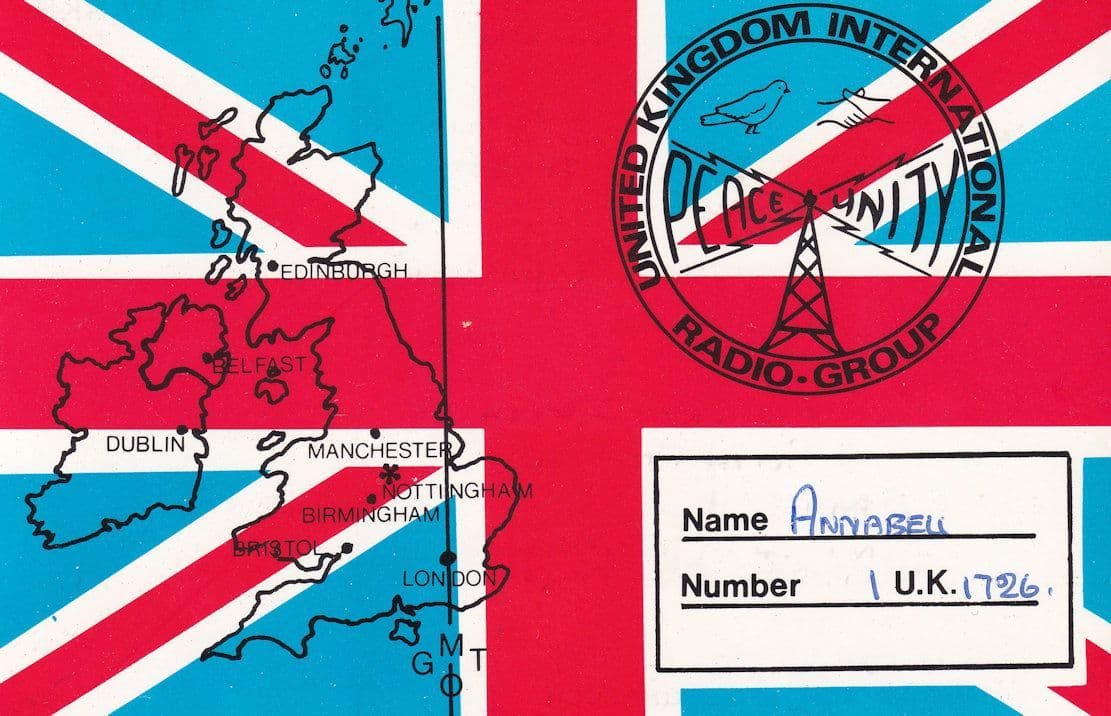 Saxmundham Suffolk QSL Radio Postcard Card