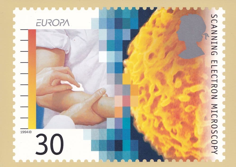 Scanning Electron Microscopy Science First Day Cover Postcard