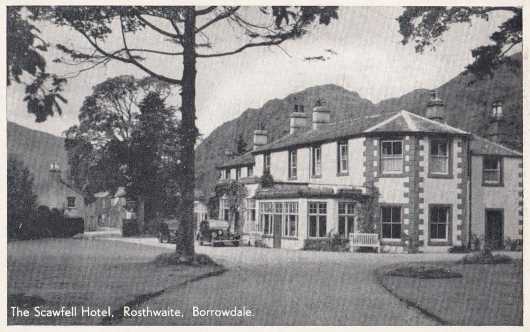 Scawfell Hotel Rosthwaite Postcard