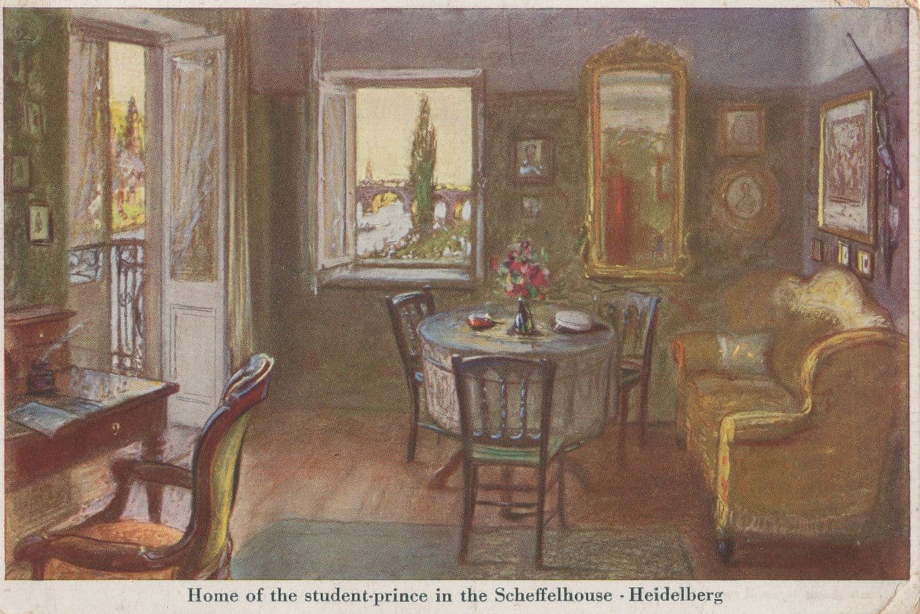 Scheffelhaus Heidelberg Home Of The Student Prince German Postcard