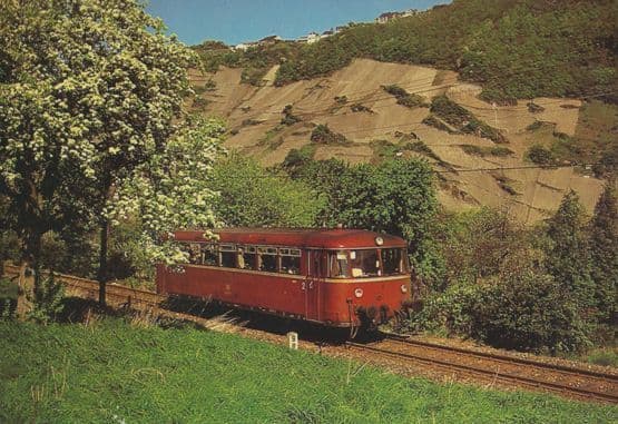 Schienenbus Der Baureihe 798.5 Railway German Train Tram Einfaht Bus Postcard