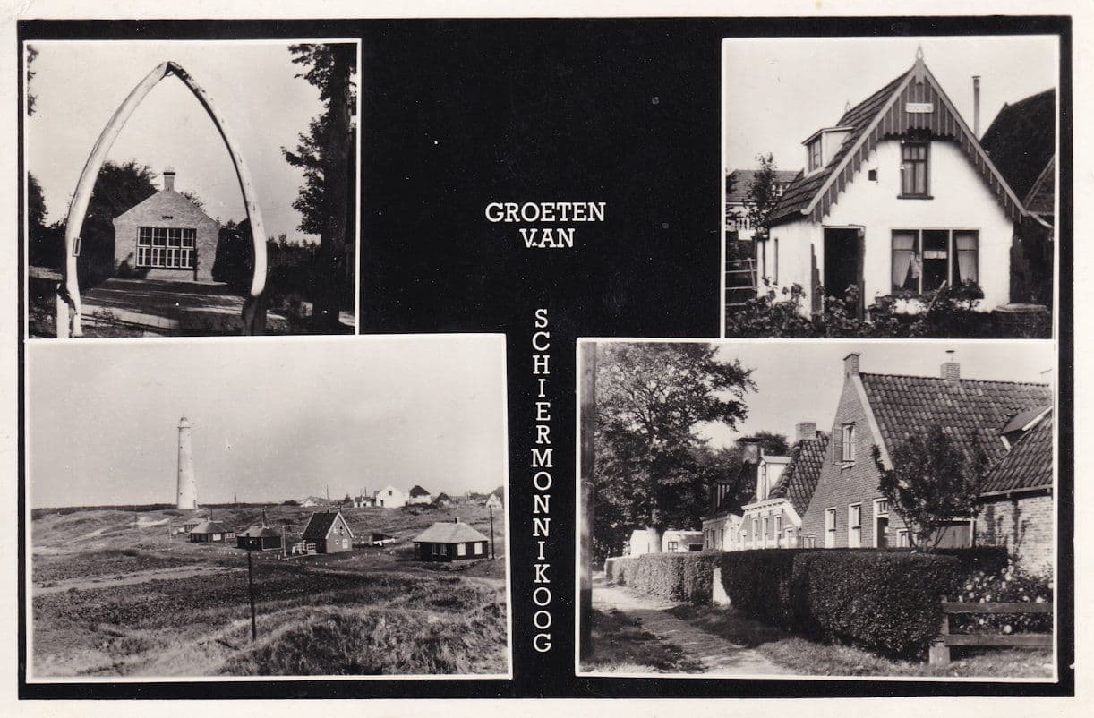 Schiermonnikoog German Real Photo Postcard
