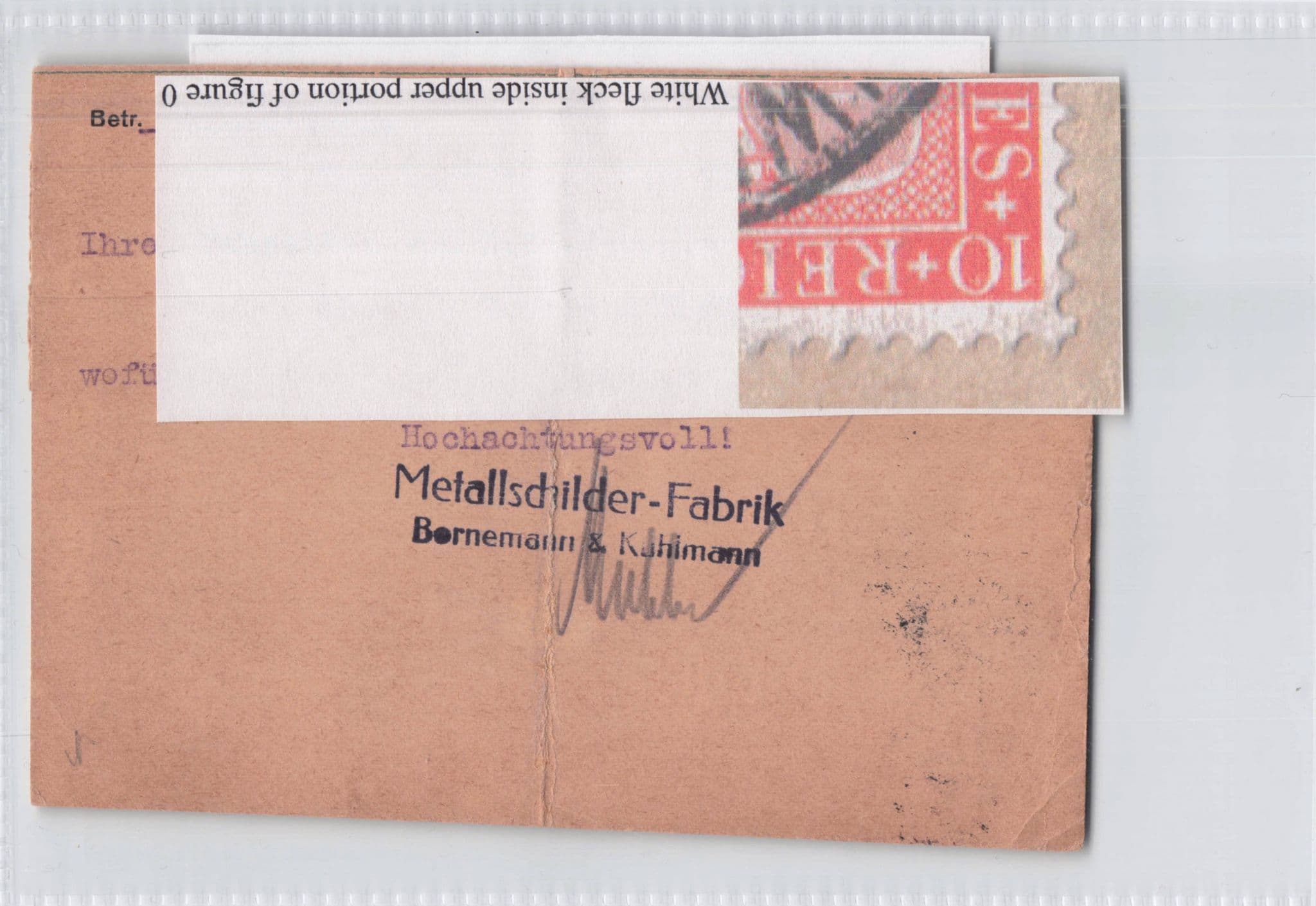 Schwelm Arnsberg Metal Shield Factory German Old Postcard
