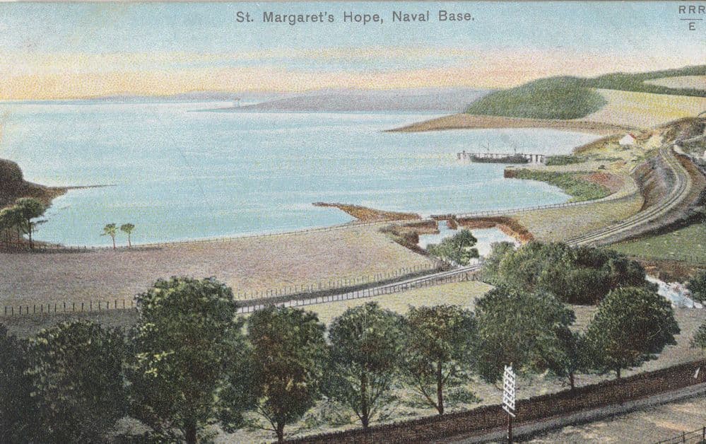 Scotland Naval Base St. Margaret's Hope Old Postcard
