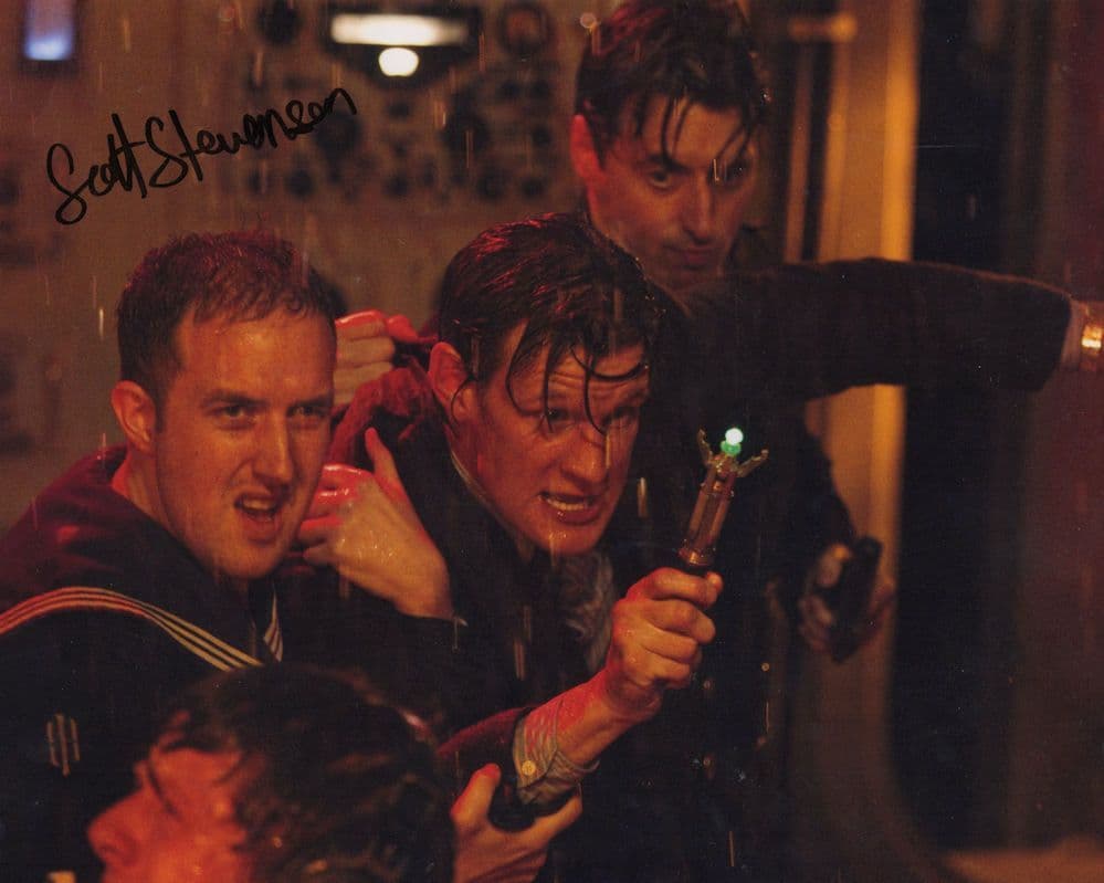 Scott Stevenson in Dr Who 10x8 Hand Signed Photo